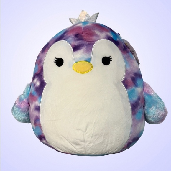 Squishmallows Other - SQUISHMALLOW 14” plush LUISA tie dye Penguin